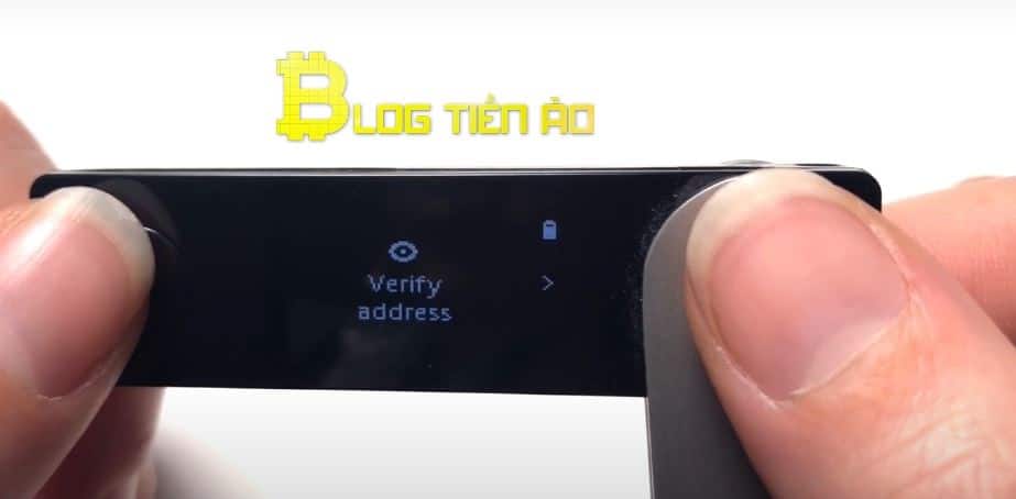 xác nhận địa chỉ ví bitcoin trên ledger nano x
