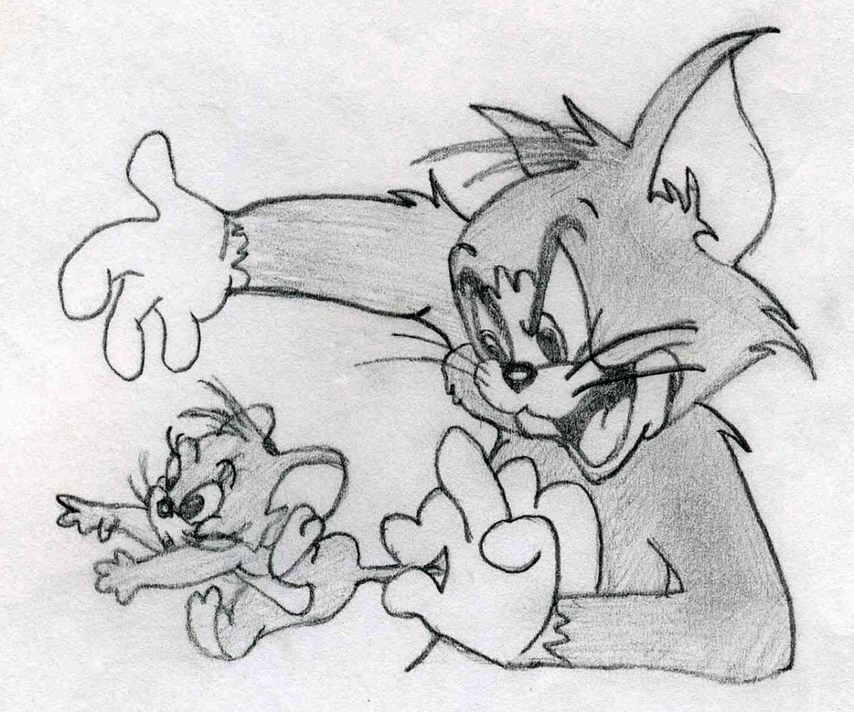 Bản vẽ Tom và Jerry