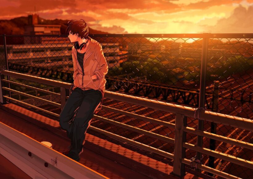 Hình ảnh anime boy ngầu, lạnh lùng, đẹp trai và cô đơn