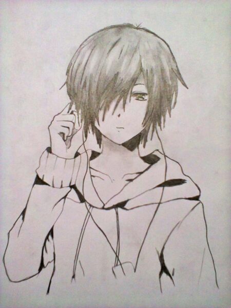 Cool Anime Drawings In Pencil Boy Anime Boy Drawings In Pencil C