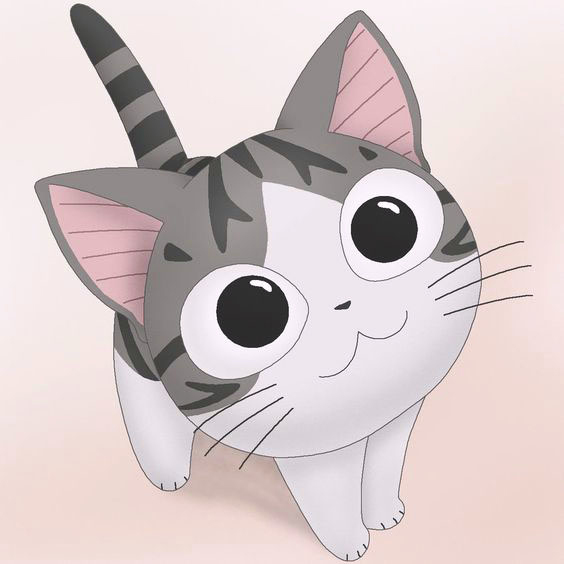 Hình ảnh anime mèo dễ thương 1