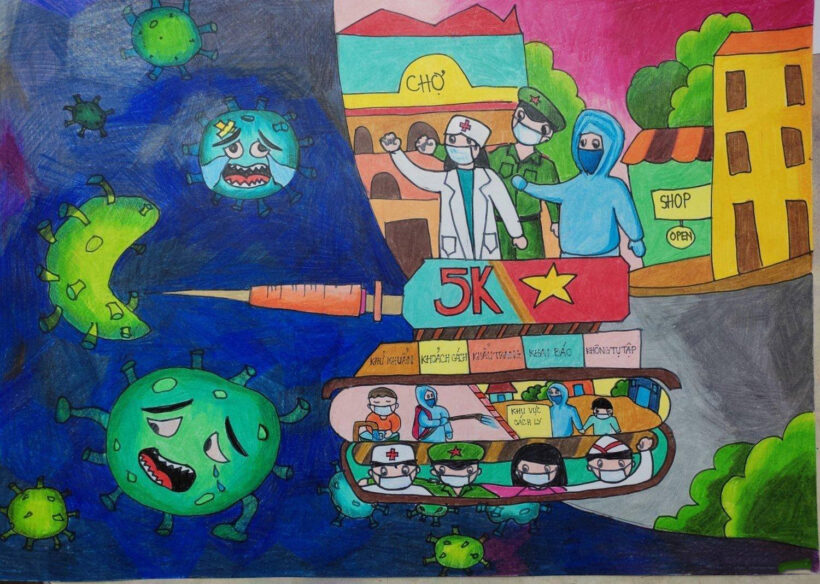 vẽ tranh đề tài Vững tin Việt Nam rực rỡ, ý nghĩa