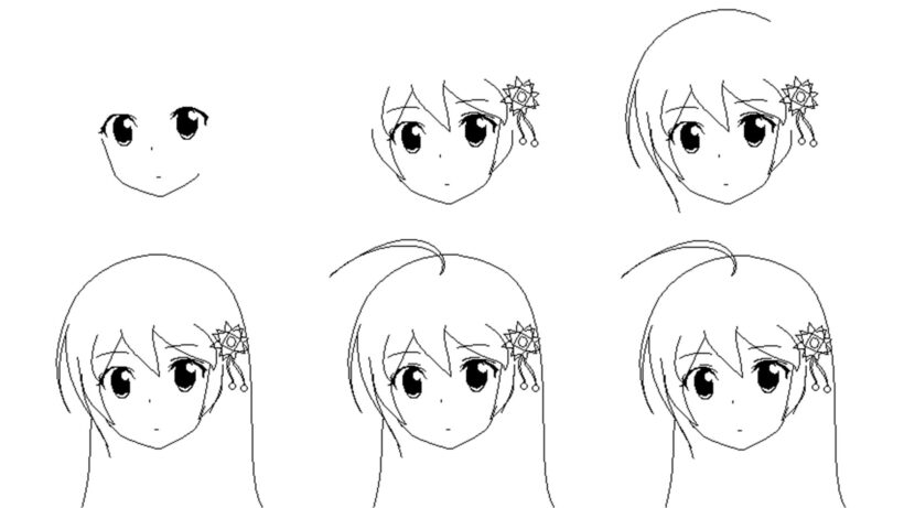 Cách vẽ cô gái anime cute