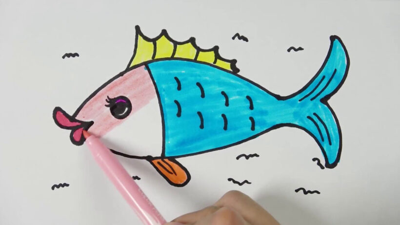 Cách vẽ Cá Chép đơn giản, dễ vẽ