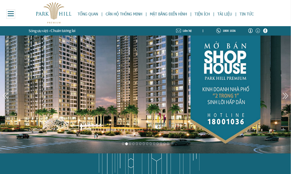 Thiết kế website bất động sản tại Bizfly Website 