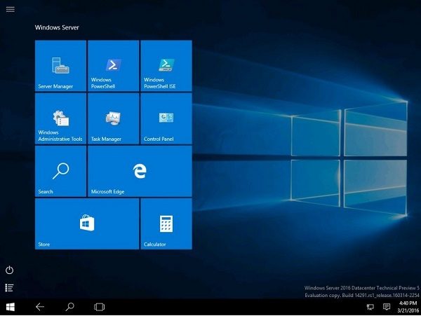 Windows Server 2016 sẽ ra mắt vào tháng 9 với tùy chọn dịch vụ mới