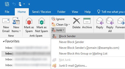 Báo cáo email lừa đảo trong Outlook