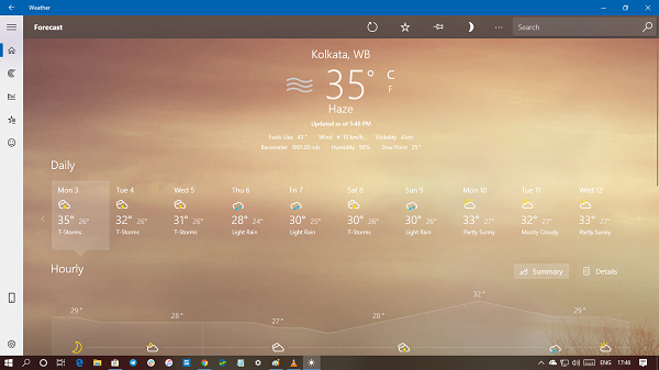 Cách gỡ cài đặt Ứng dụng thời tiết trong Windows 10
