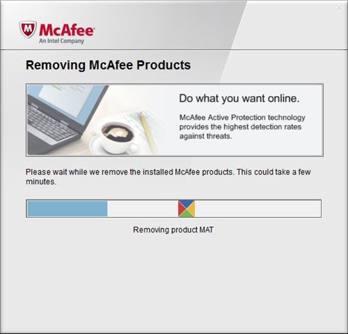 Gỡ cài đặt McAfee Internet Security