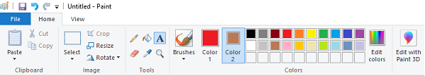 Công cụ văn bản Windows 10 MS Paint