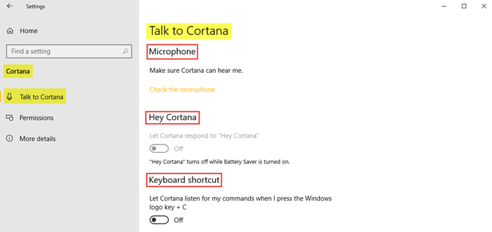 Cài đặt Cortana trong Windows 10