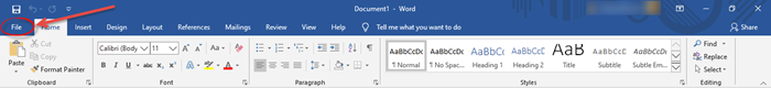 Cách tìm kiếm mẫu trực tuyến trong MS Word trong Windows 10