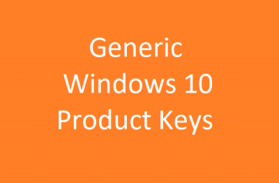 Khóa sản phẩm Windows 10 chung để cài đặt Windows 10 Enterprise