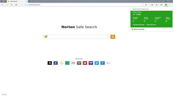 Norton Safe Web dành cho Microsoft Edge