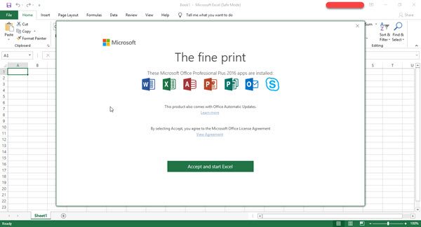 Excel gap su co hoac khong phan hoi tren Windows