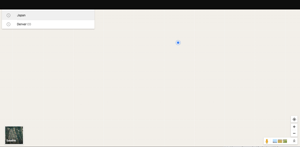 Google Maps hiển thị màn hình trống
