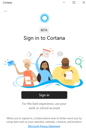 Không thể đăng nhập vào ứng dụng Cortana trên Windows 10