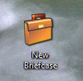 Briefcase trong Windows