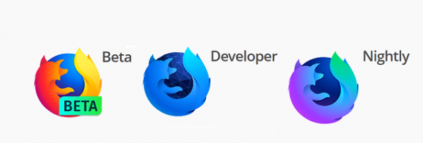 Firefox Beta, Nightly, Nhà phát triển