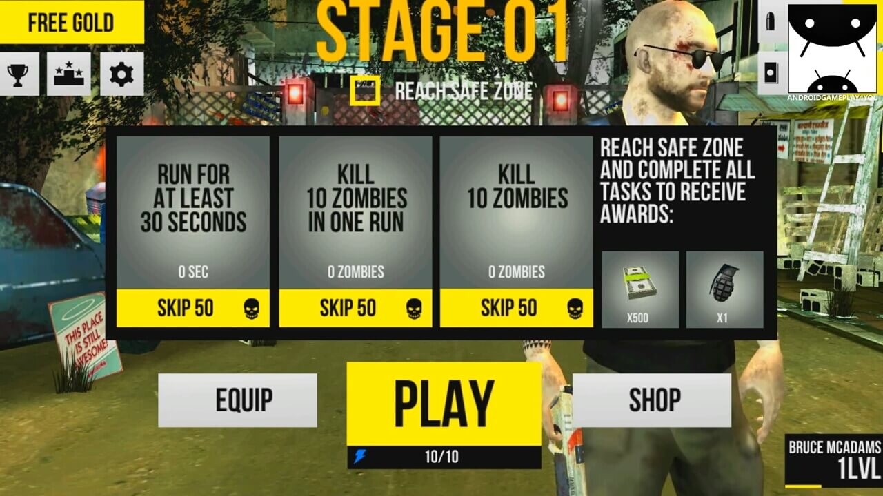 hình ảnh trong game Last Run: Dead Zombie Shooter