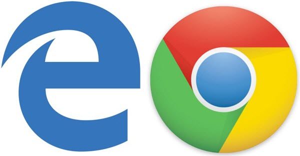 Microsoft Edge và Google Chrome