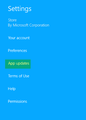 cập nhật ứng dụng windows 8.1