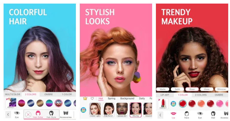 App chỉnh màu tóc - YouCam Makeup