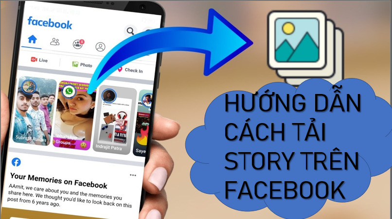 Hướng dẫn cách tải Story trên Facebook cực đơn giản