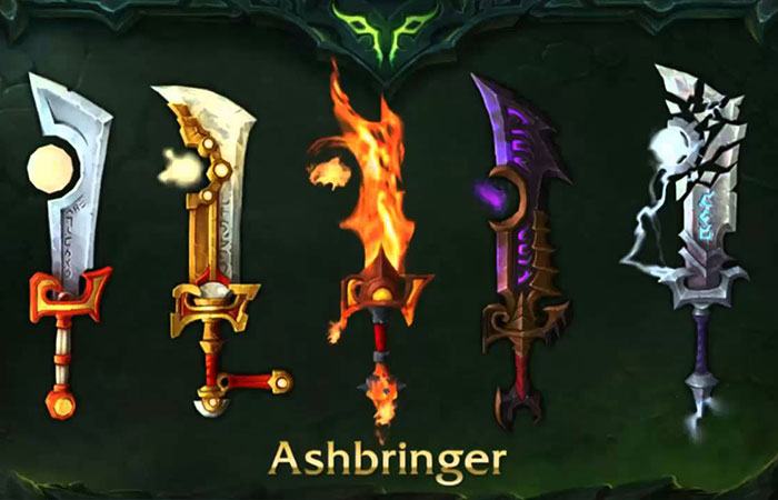Các cây kiếm thuộc dòng Ashbringer