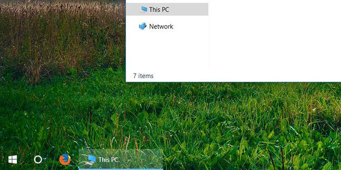 cách làm trong suốt thanh taskbar Windows 10