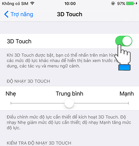 3D Touch là gì? Những iPhone nào được trang bị 3D Touch? 5