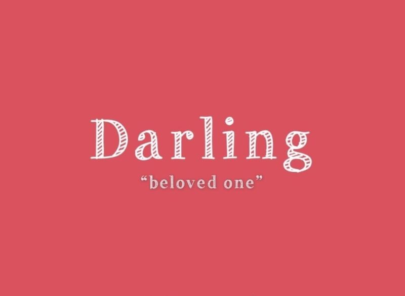 darling nghĩa là gì
