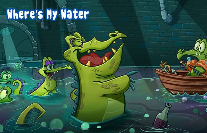Game hay cho trẻ trên iphone Where’s My Water