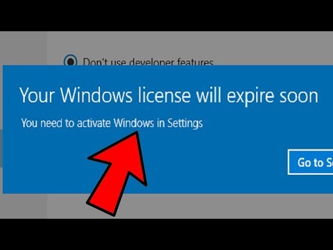 lỗi 'Your Windows licence will expire soon' Windows 10