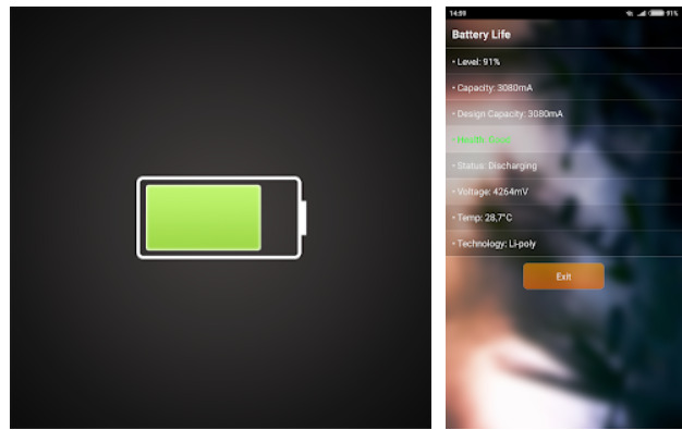 Kiểm tra độ chai pin Android bằng Battery Life