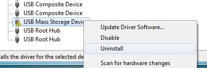 loi usb device not recognized