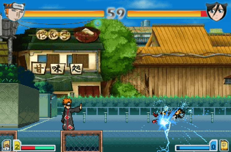 Hình ảnh chiến đấu trong Naruto 2.6