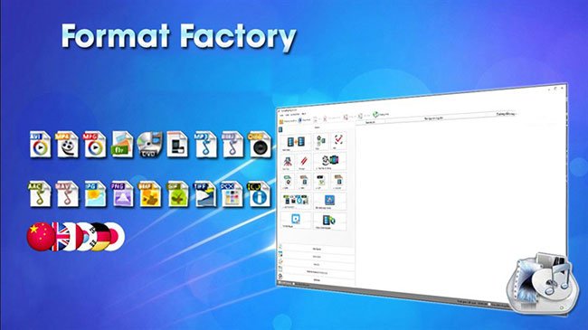 Phần mềm đổi đuôi video - Format Factory