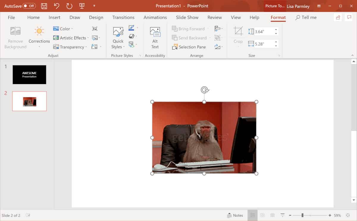 Biến bài thuyết trình của bạn sinh động hơn với 4 cách chèn GIF vào PowerPoint đơn giản 2