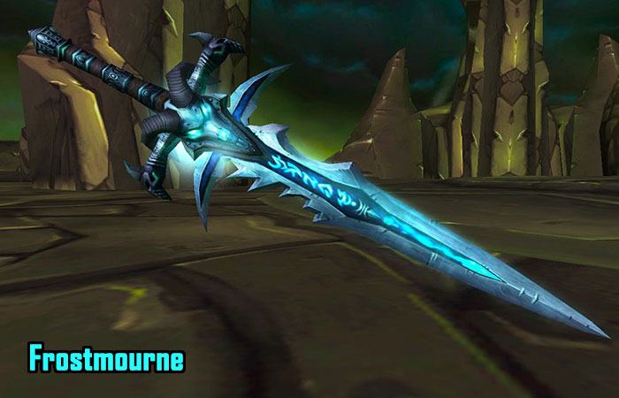 Thanh Frostmourne được xem là thanh kiếm đẹp nhất trong game World of Warcraft