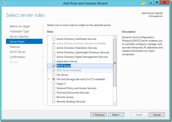 Policy Based Assignment DHCP – Windows Server 2012 6