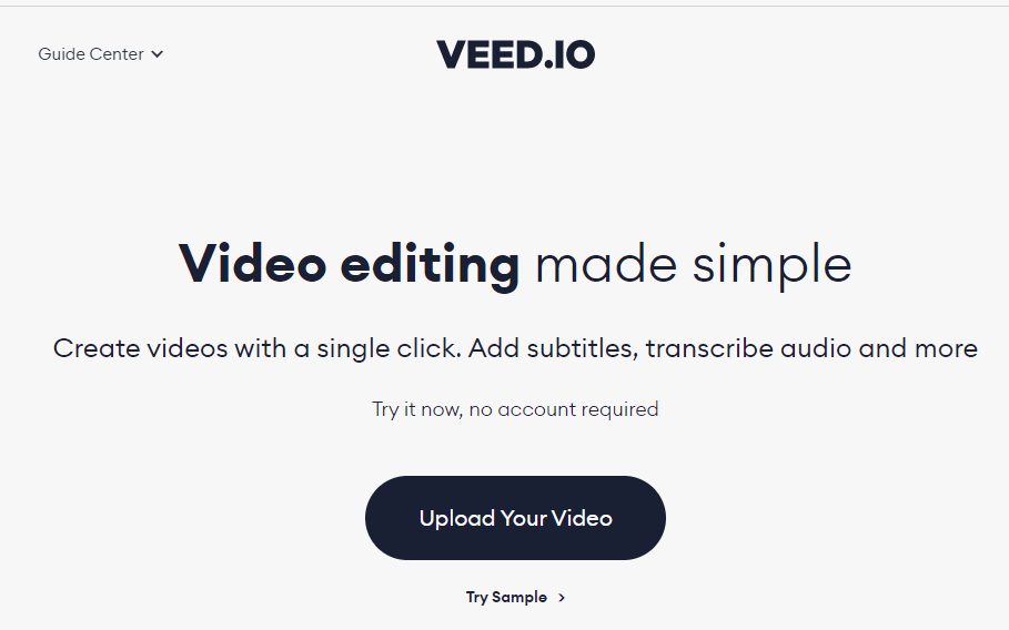 VEED - Online Video Editor - Video Editing Made Simple