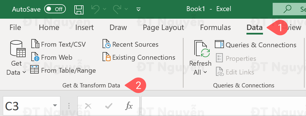 Power Query trong Excel 2016, Excel 2019, Excel 365