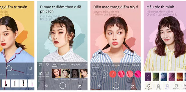 App Makeup Plus sửa ảnh Trung Quốc
