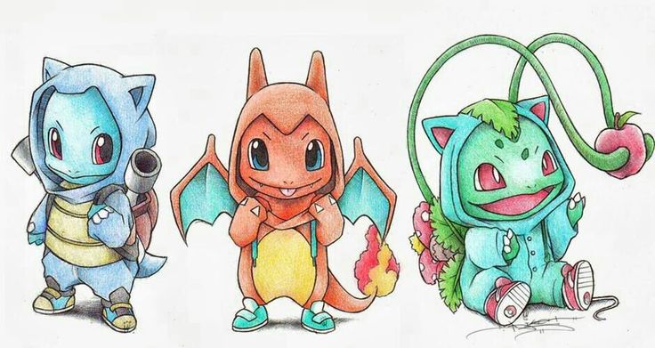 Hình vẽ nhân vật pokemon