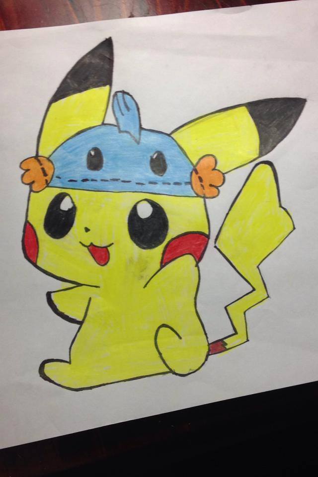 Hình vẽ pikachu pokemon