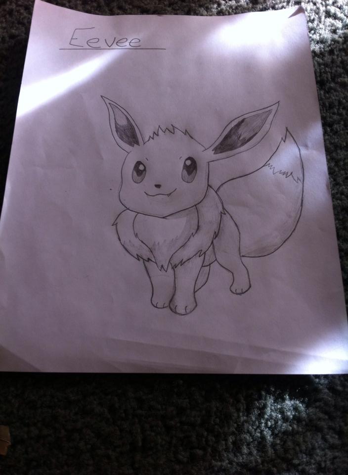 Tranh vẽ pokemon dễ thương