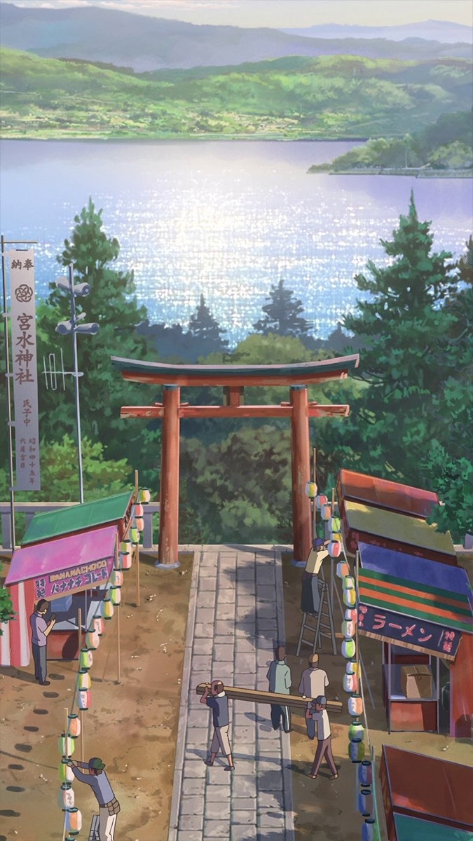 Ảnh phong cảnh anime - 5 (Kích thước: 1080 x 1920)
