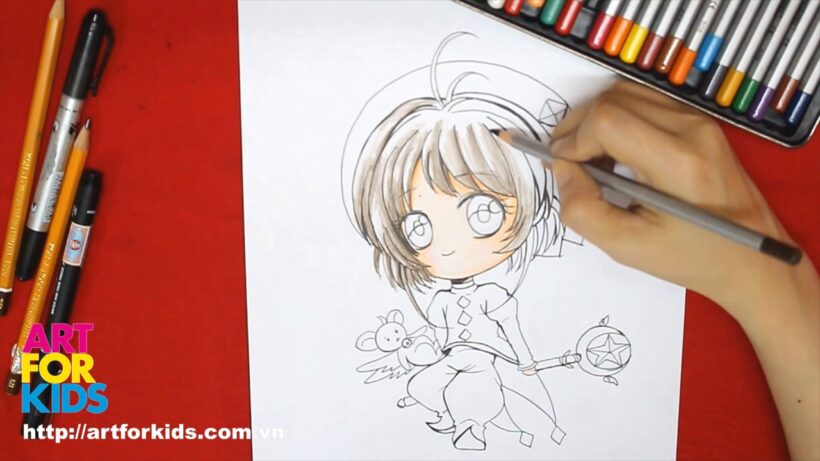 Cách vẽ Chibi nhân vật hoạt hình