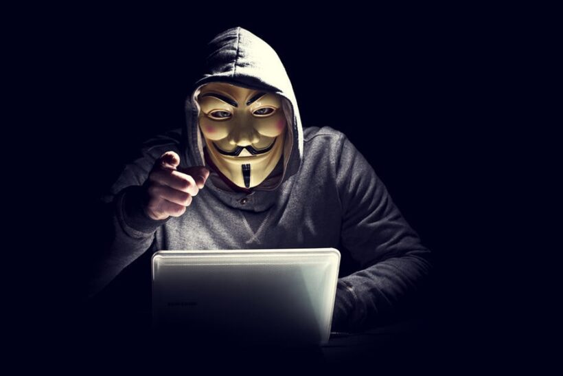 Hình ảnh Hacker, Anonymous và máy tính